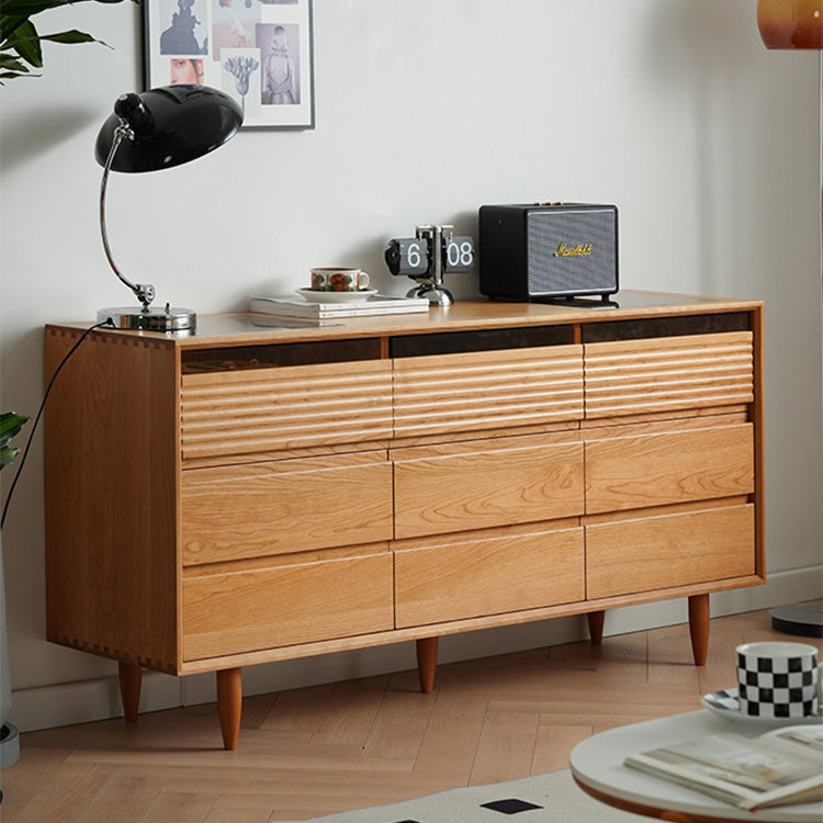 エレガントなデザインのキャビネットチェスト　LEDライト別途購入　fyx-854