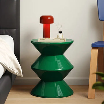 ナイトテーブル ホワイト ブラック ブラウンレッド グリーン レッド グレー  fzx-3261