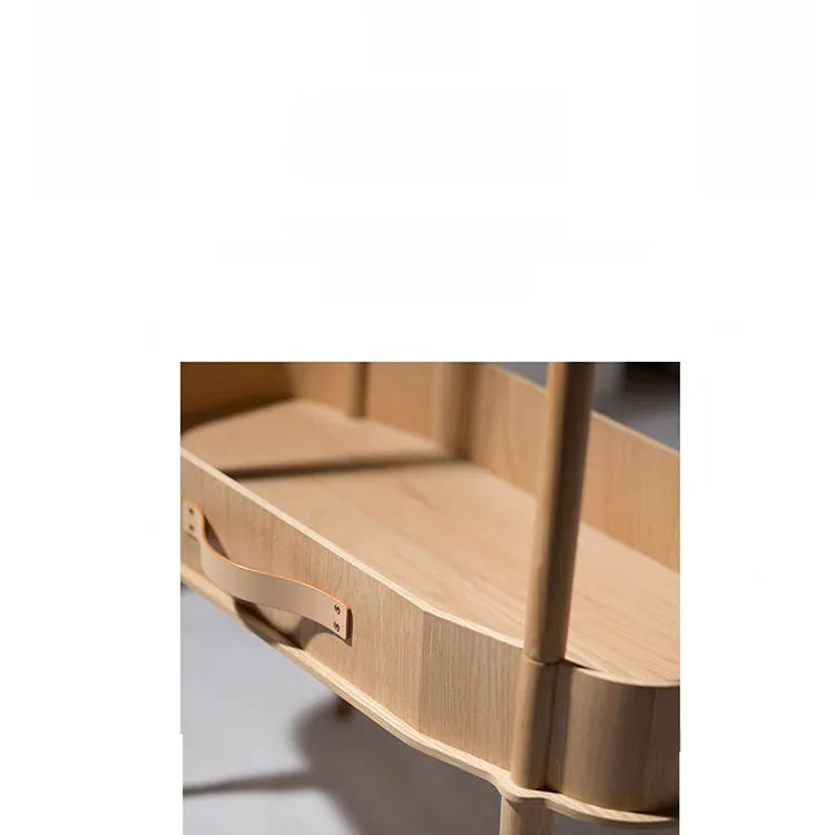 ハンガー ブラック ナチュラル オーク 多層板 無垢材 銅 本革 fzy-3332