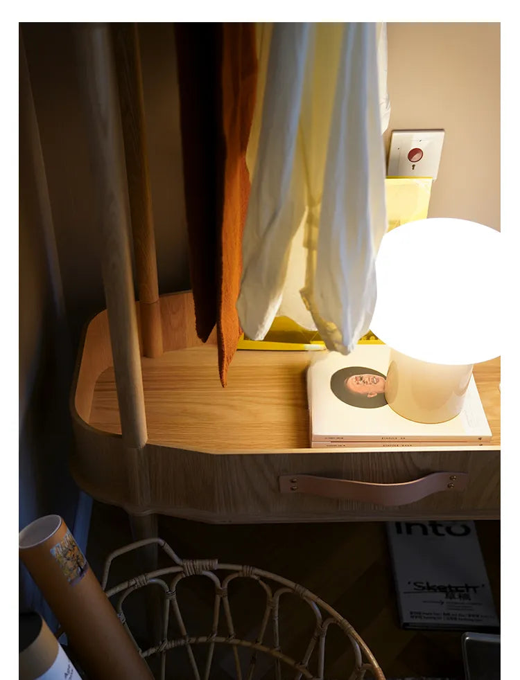 ハンガー ブラック ナチュラル オーク 多層板 無垢材 銅 本革 fzy-3332