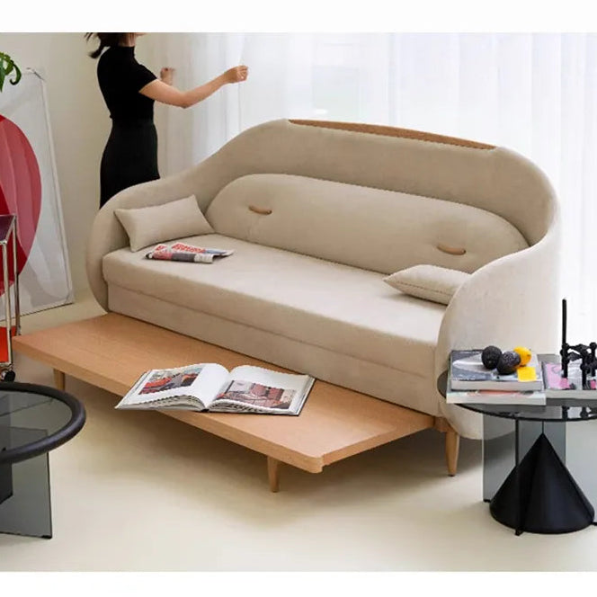 ソファー ダークグレー ベージュ ブルー オーク 多層板 エアレザー ベルベット fzy-3335