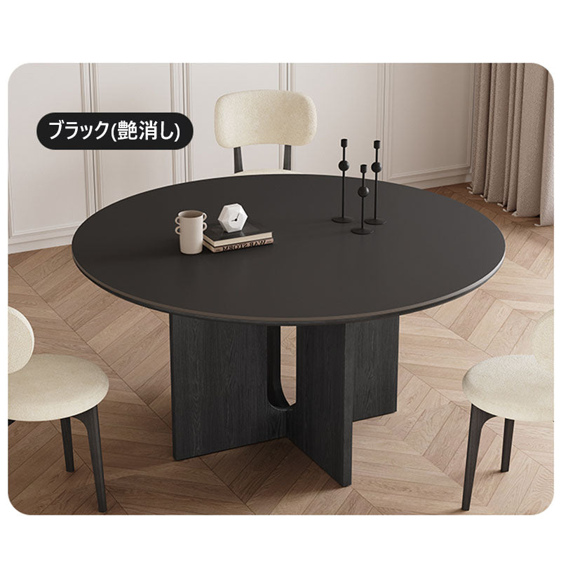 丸テーブル セラミック天板 アッシュ無垢材脚 カラー5タイプ hagst-3620