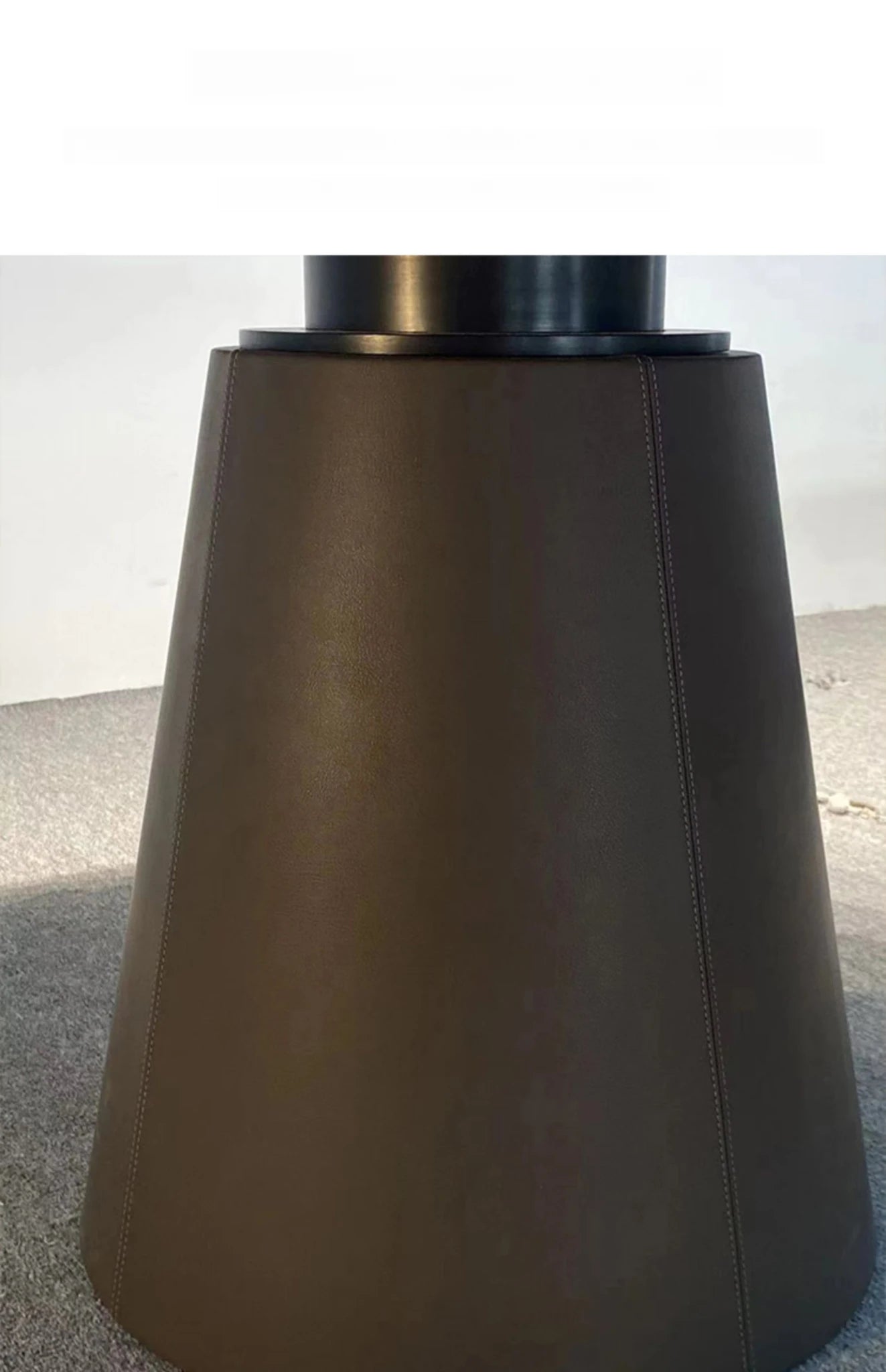 モダンデザイン大理石テーブル｜エレガントな合皮仕上げ・多層板構造｜リビング・ダイニングに最適！ hbso-3009