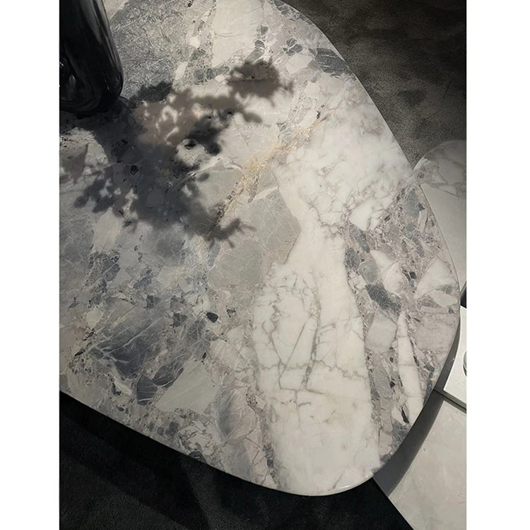 大理石センターテーブル モダンデザイン リビングルーム装飾 高級感溢れるインテリア hbso-3011