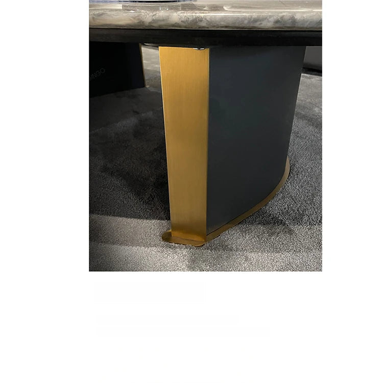 大理石センターテーブル モダンデザイン リビングルーム装飾 高級感溢れるインテリア hbso-3011