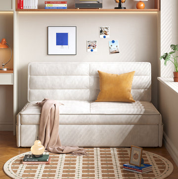 3WAYソファ+ベッド+カウチーソファ　収納スペース付き　hemw-002