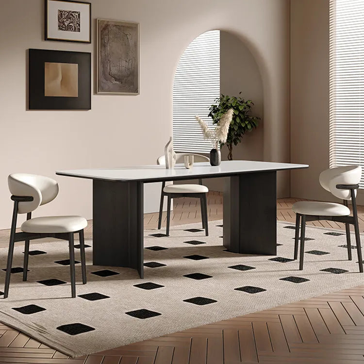 テーブル ホワイト ブラック カラー1 カラー2 カラー3 カラー4 セラミック 多層板 hjj-3640