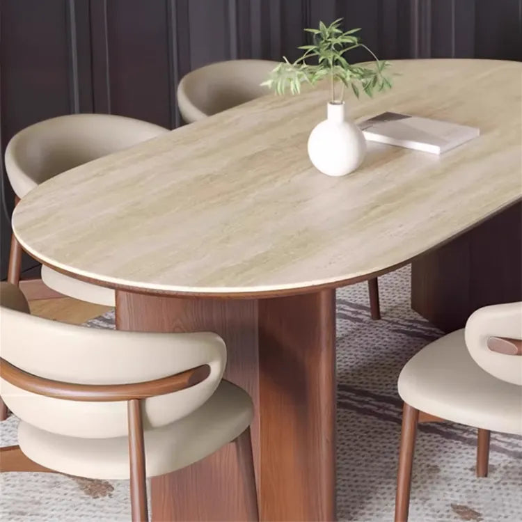 テーブル ベージュ セラミック 多層板 hjj-3647