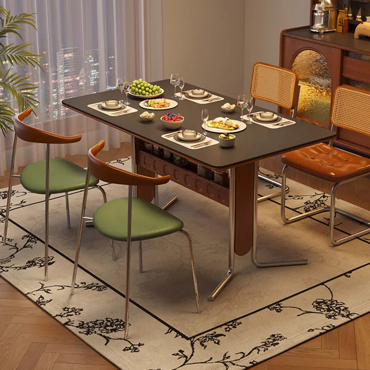 テーブル ホワイト ブラック ベージュ セラミック アッシュ材 多層板 ステンレス hjj-3648