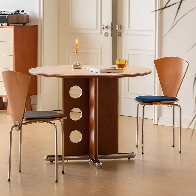 テーブル ベージュ ユリノキ ステンレス 多層板 セラミック hjj-3659