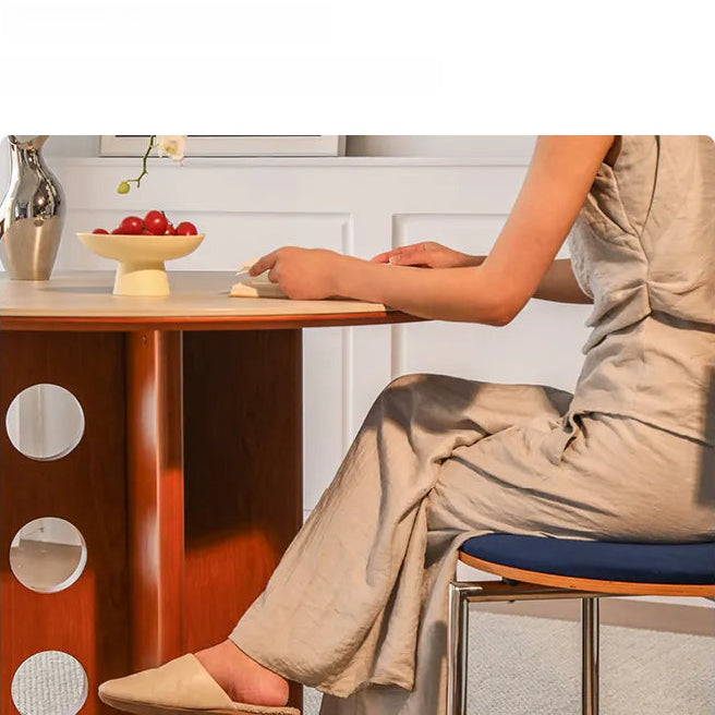 テーブル ベージュ ユリノキ ステンレス 多層板 セラミック hjj-3659