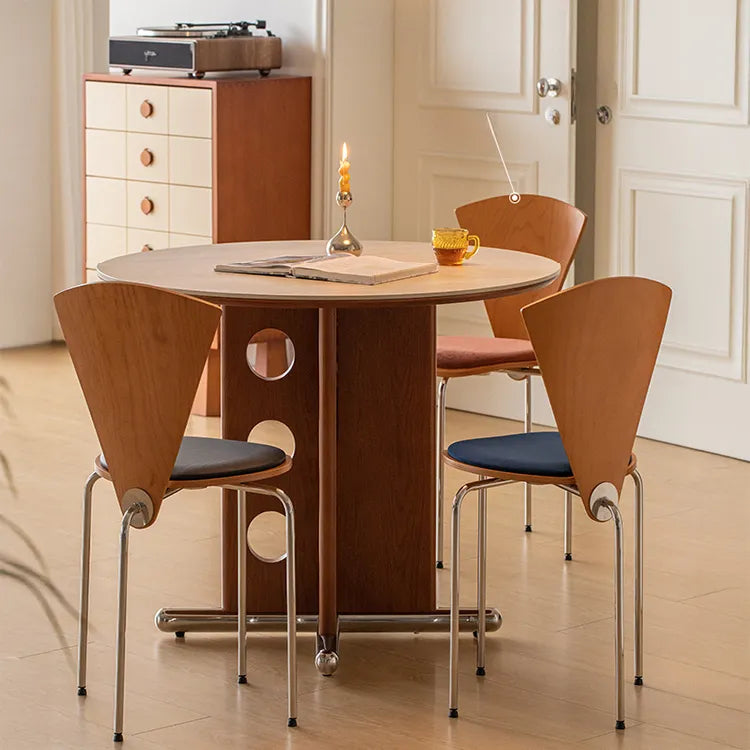 テーブル ベージュ ユリノキ ステンレス 多層板 セラミック hjj-3659