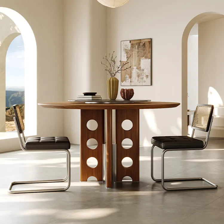 テーブル ライトブラウン オーク 多層板 ステンレス ガラス hjj-3668