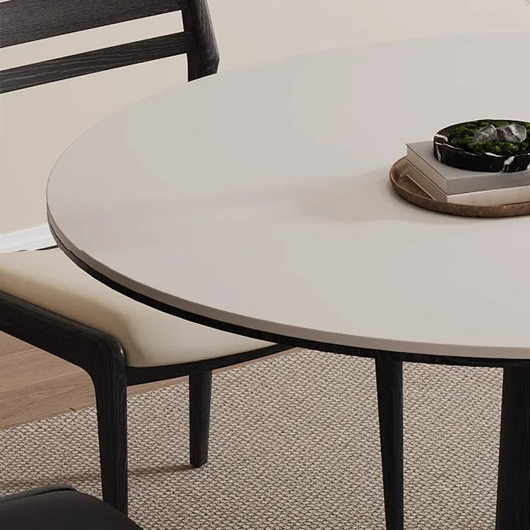 テーブル ホワイト ブラック セラミック オーク 多層板 hjj-3676