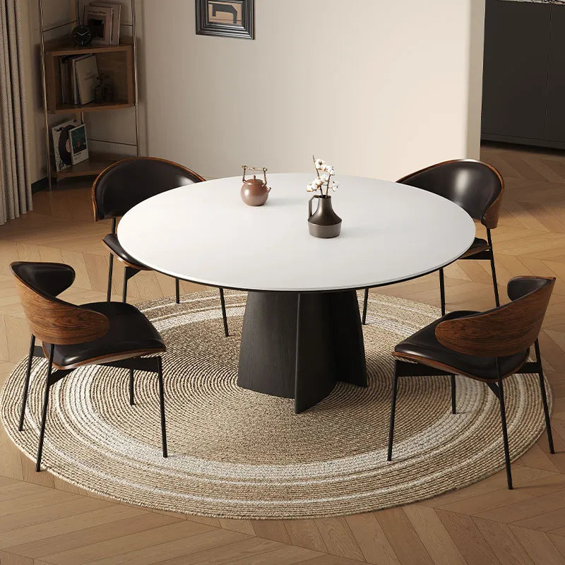 テーブル ホワイト ブラック セラミック 無垢材 多層板 hjj-3677