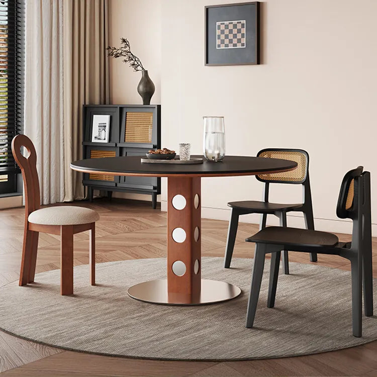 テーブル ホワイト ブラック セラミック オーク 多層板 ステンレス hjj-3679