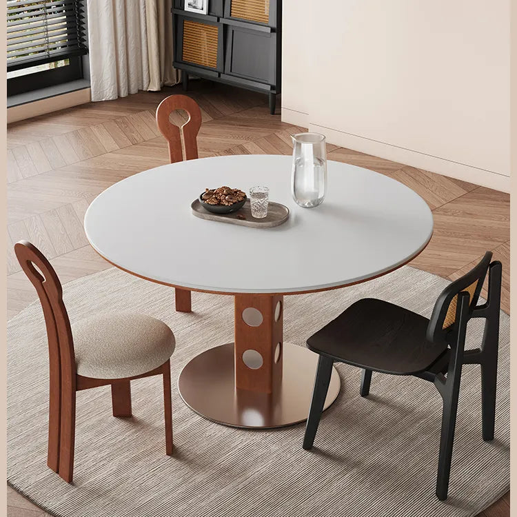 テーブル ホワイト ブラック セラミック オーク 多層板 ステンレス hjj-3679