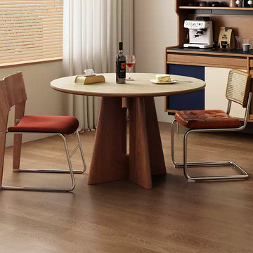 丸テーブル セラミック天板+アッシュ材脚フレームおしゃれな部屋におすすめ hjj-6496