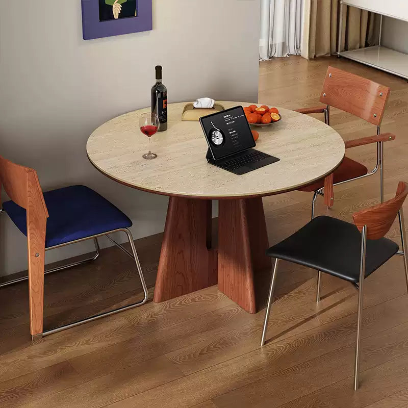 丸テーブル セラミック天板+アッシュ材脚フレームおしゃれな部屋におすすめ hjj-6496