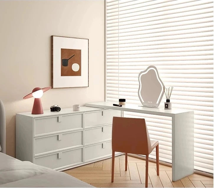 モダンデザインの多層板製化粧台｜収納力抜群で洗練されたインテリアに最適！ hko-4605