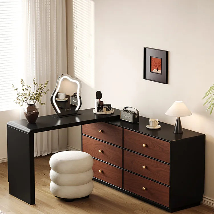 Vanity Table ブラウン 多層板 hlwy-3687