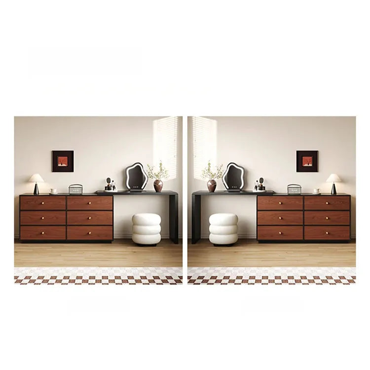 Vanity Table ブラウン 多層板 hlwy-3687