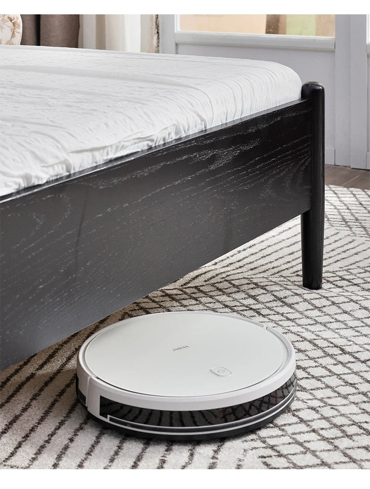 レッドオーク・パイン製のおしゃれなベッド - 洗練されたデザインで快適な睡眠を実現！ hsxz-2157