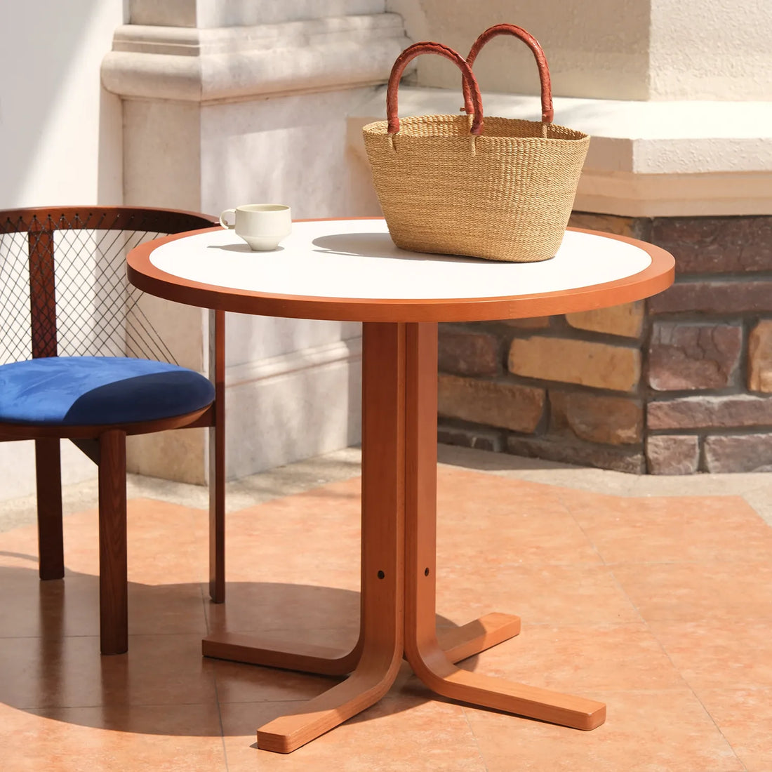 テーブル ライトブラウン ケヤキ 多層板 セラミック htysd-3184