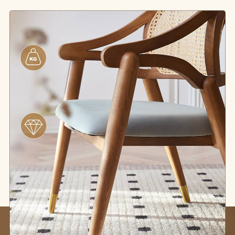 リビングチェア –ラタン材のダイニングチェア htzm-1521