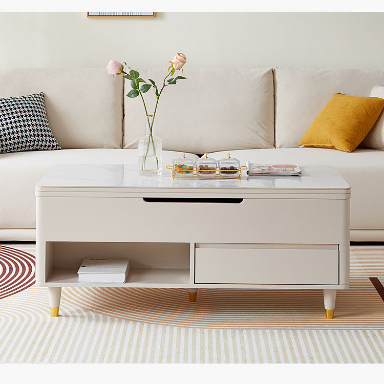 パイン無垢材とセラミックを組み合わせた高級感あふれるセンターテーブル hx-1574