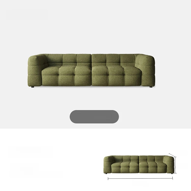 モダンシープボアソファー | ダウン・パイン・オーク素材 | スタイリッシュなリビング空間を演出する最高の座り心地 hxy-5160