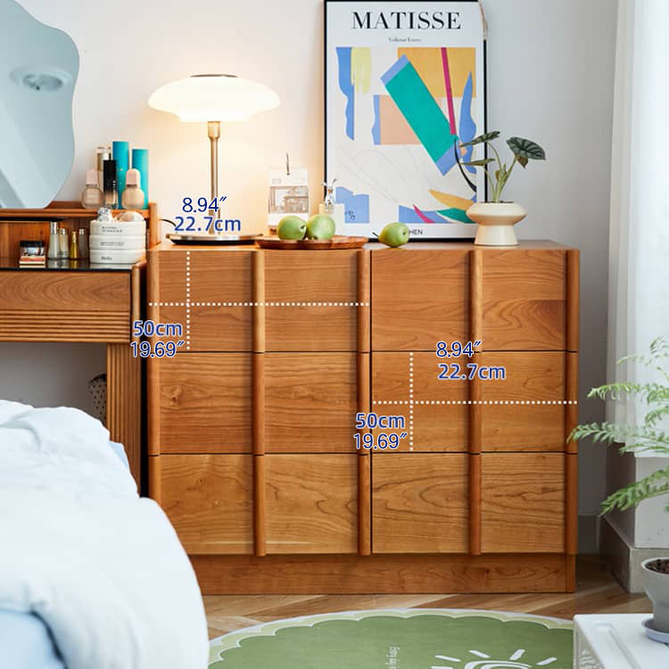 チェリー材多層板 キャビネット チェスト収納｜高品質収納 省スペース