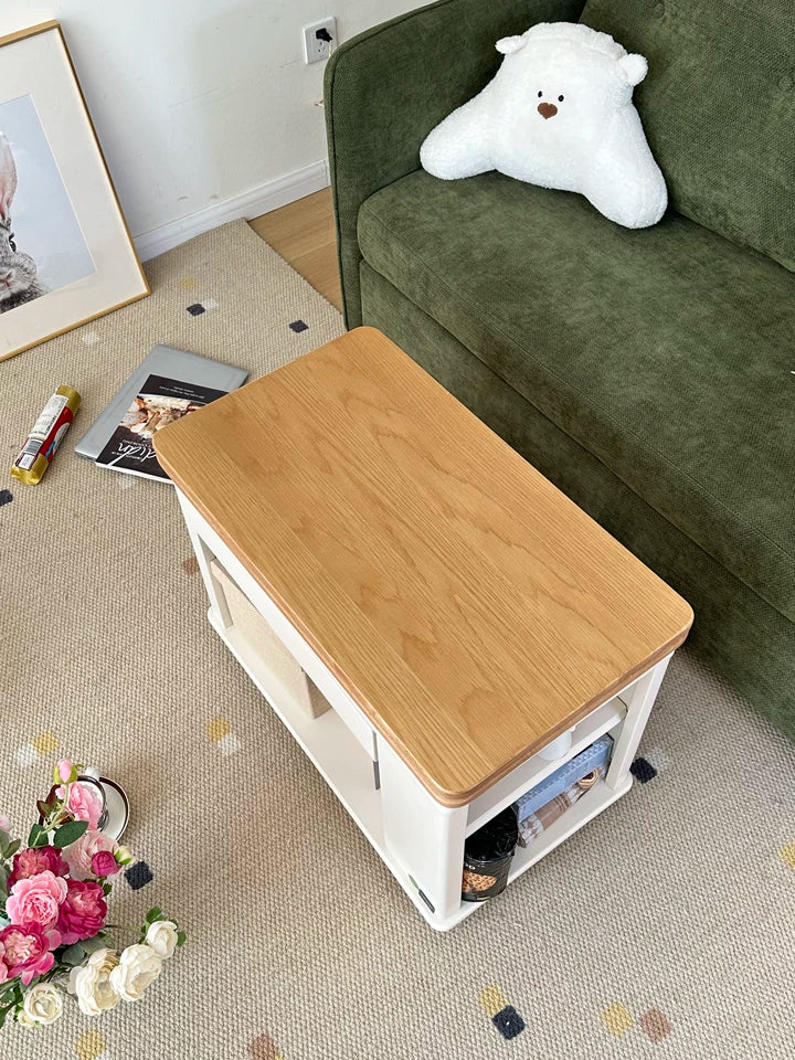 サイドテーブル 幅70cm 折りたたみ式 3WAY ダイニングテーブル hzzjj-7225