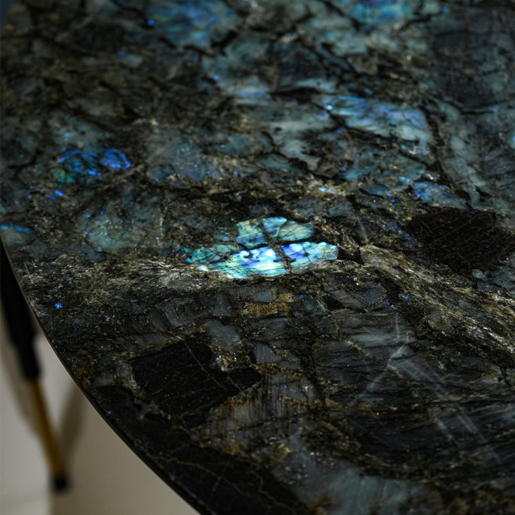 高級天然大理石　丸テーブル　リビングダイニングテーブル　ホテルライク高級輸入家具jrjj-6627