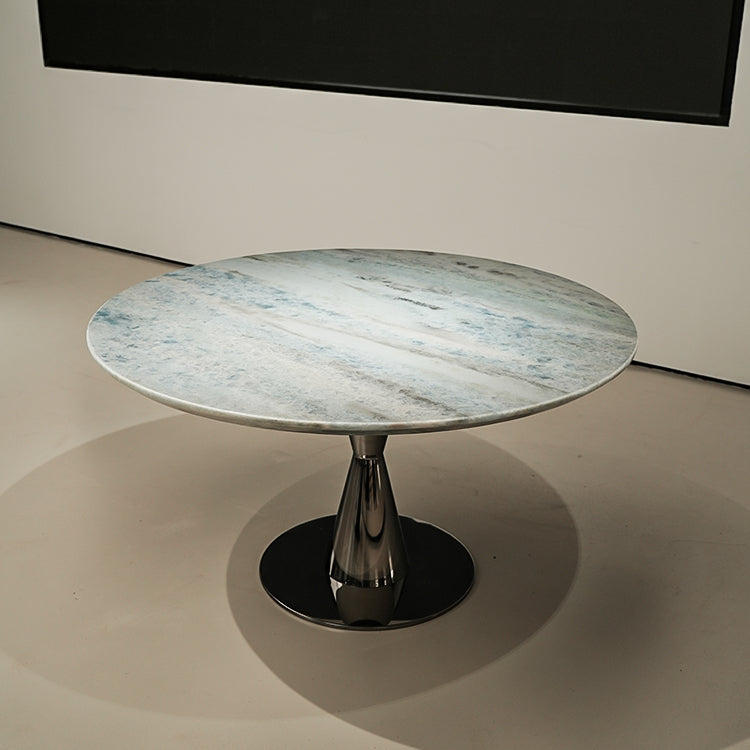 丸テーブル　天然大理石ダイニングテーブル　おしゃれなラウンドテーブルjrjj-6628