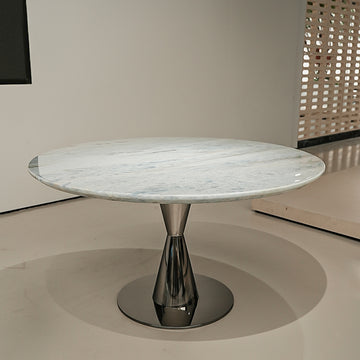 丸テーブル　天然大理石ダイニングテーブル　おしゃれなラウンドテーブルjrjj-6628