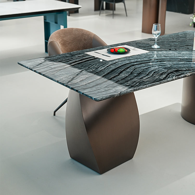 天然大理石 幅200cmダイニングテーブル jrjj-6633