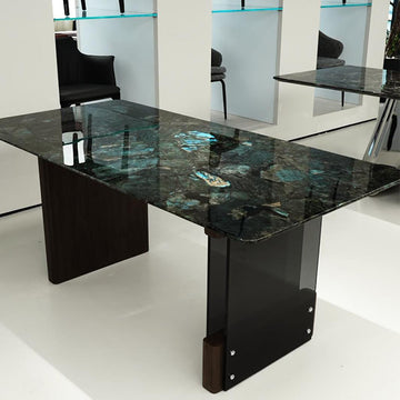 高級天然大理石テーブル　プラチナダイヤマーブルテーブル大理石家具　jrjj-A06