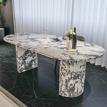 天然大理石テーブル　円形テーブル　北欧デザインホテルリビングjrjj-6773