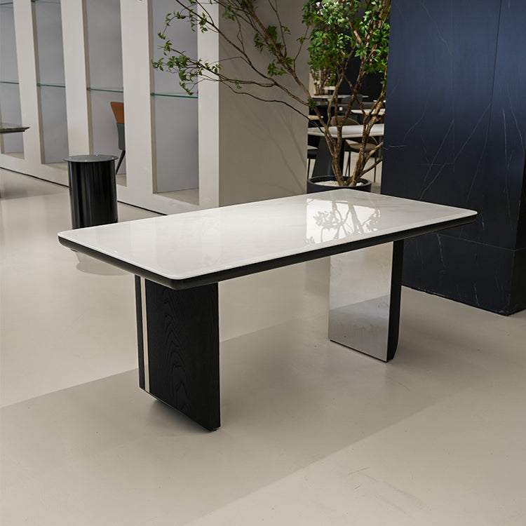 天然大理石ダイニングテーブル　 金属脚フレーム　jrjj-6801