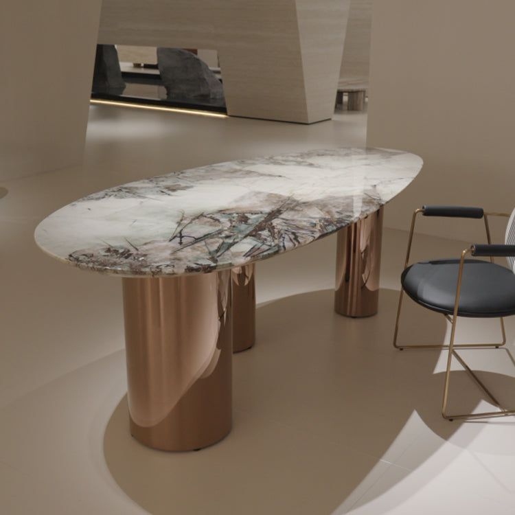 ダイニングテーブル 天然大理石 幅220cm  jrjj-696