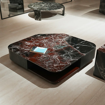 リビングローテーブル　天然大理石コーヒーセンターテーブルjrjj-8555