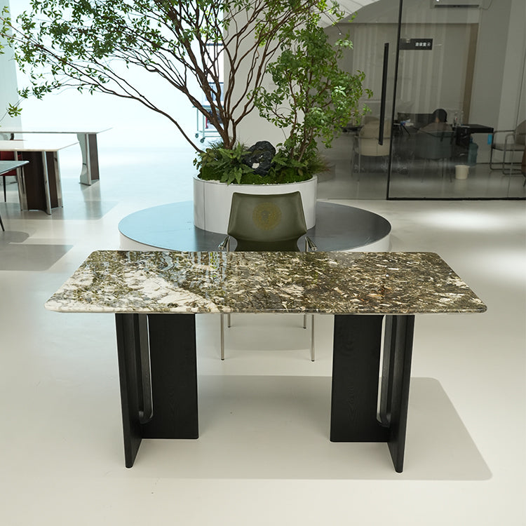 希少天然大理石テーブル ダイニングテーブル　高級ダイニング家具輸入海外人気インテリアjrjj-A13