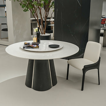 天然大理石ダイニング　丸テーブル　おしゃれな輸入大理石家具　jrjj-A30