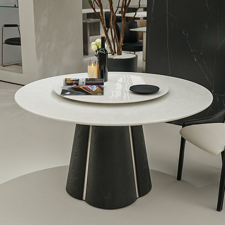 天然大理石ダイニング　丸テーブル　おしゃれな輸入大理石家具　jrjj-A30