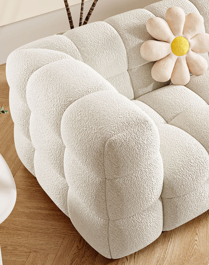 ソファ シープボア生地 ファブリック 二人掛け mfs-1798