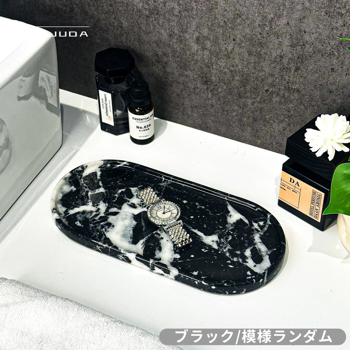 飾りトレー 天然大理石受け皿 韓国インテリア デコレーショントレイ