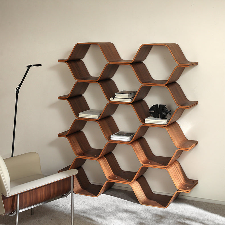 ハニカムハニカムマルチグリッド本棚ディスプレイラック norhor-0001