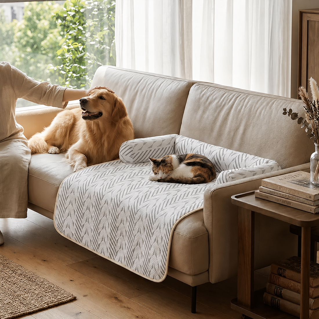 猫・犬用ソファベッド　ソファカバー　ペットソファベッド　pkaj-8584