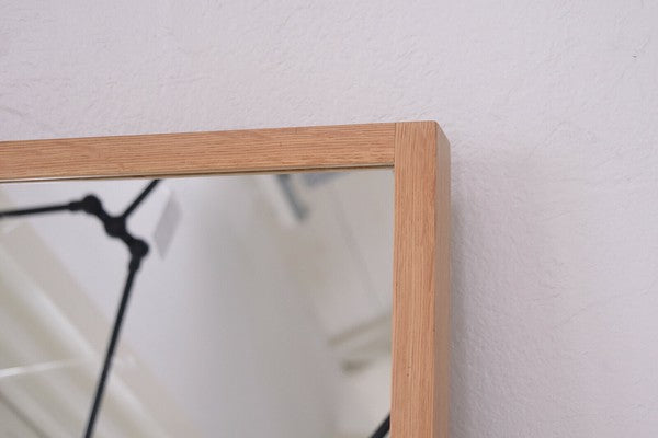 在庫品】 ミラー 鏡 壁掛け 壁面 アンティーク ウォールミラー 木製
